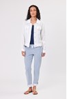 LINEN JACKET - white
