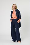 COMO DUSTER JACKET - navy