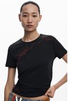 CHARLY T SHIRT TOP - black