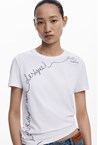 CHARLY T SHIRT TOP - white