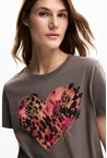 TIGER HEART TOP - choc
