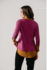 BANFF CASMERE SWEATER - magenta