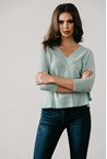 BANFF CASMERE SWEATER - mint