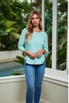 HAWAII TOP - aqua