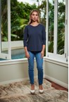 HAWAII TOP - indigo
