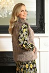 ADELE GILET - taupe