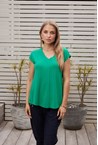 BOSTON ZIP TOP - jade