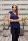 BOSTON ZIP TOP - navy