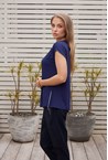 BOSTON ZIP TOP - navy