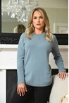 ALPINE CASHMERE SWEATER - denim