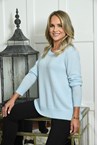 ARCTIC CASHMERE SWEATER - crystal