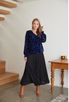SUNRAY PLEAT SKIRT - black