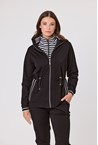 SIDE LINE JACKET - black