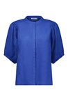 ELATION LINEN SHIRT - sapphire
