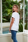 DIAMOND LACE TOP - white