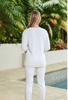 SUMMER COTTON CARDI - white