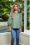 PORTO BLOUSE - sage