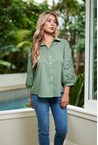 PORTO BLOUSE - sage