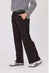 SIDELINE PINTUCK PANT - black