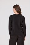 AVA CASHMERE CARDI - black