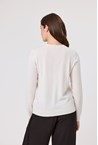 AVA CASHMERE CARDI - cloud