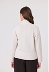 COCO MERINO CARDI - chalk