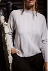 ABBIE CASHWOOL KNIT - putty