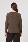 HOLLIE MERINO KNIT - khaki