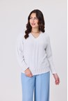 ARROW COTTON KNIT - white