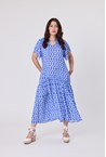 BATIK DRESS - sapphire