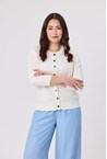 SUMMER CARDI - pearl