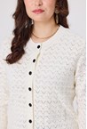 SUMMER CARDI - pearl