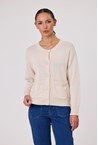 DARBY BTN CARDI - vanilla