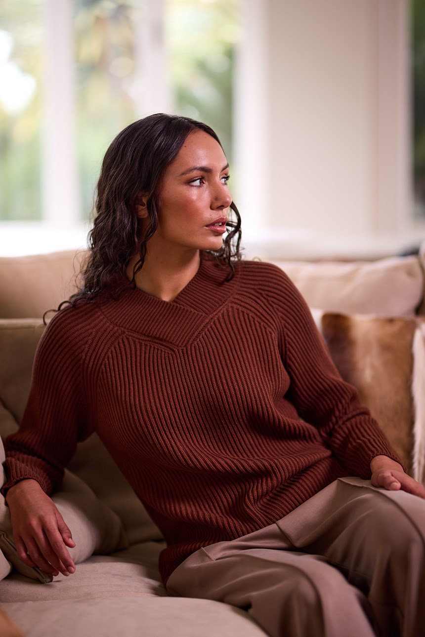 CROSSOVER COTTON KNIT