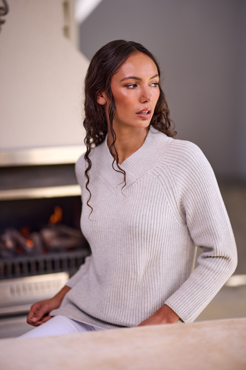 CROSSOVER COTTON KNIT