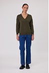 VIENNA CASHMERE KNIT - khaki