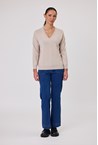 VIENNA CASHMERE KNIT - pebble