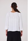 PEARL LONGSLEEVE TOP - ivory