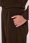 VELOUR PANT - toffee