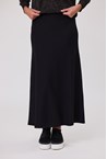 BIAS CUT SKIRT - black