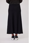 BIAS CUT SKIRT - black
