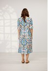 PEARL SHIRRED DRESS - mosaic
