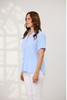 JASPER COTTON SHIRT - blue