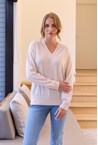 PIPPA MERINO KNIT - ecru