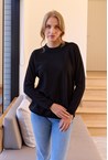 LIBBY MERINO KNIT - black