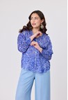 ISABEL BLOUSE - cobalt