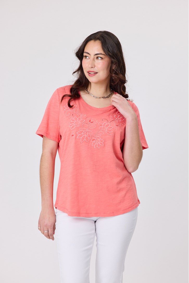FLORAL PATCH TOP