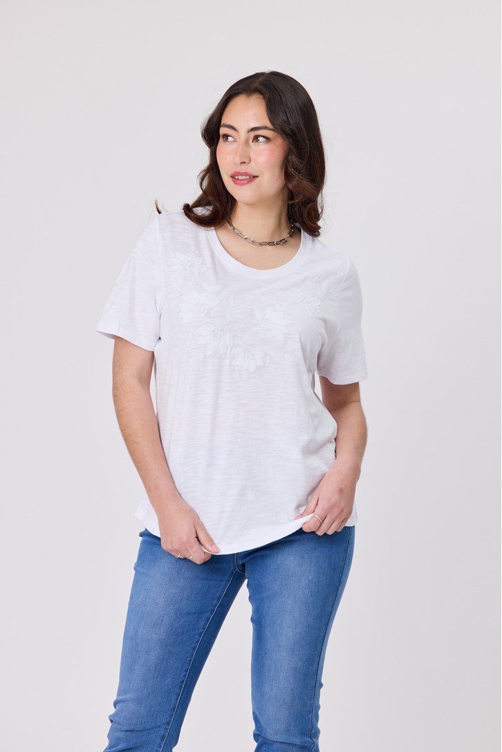 FLORAL PATCH TOP
