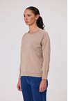 HOLLIE MERINO KNIT - latte