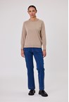 HOLLIE MERINO KNIT - latte